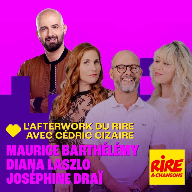 Maurice Barthélémy, Joséphine Draï et Diana Lazslo invités de Cédric Cizaire - Emission du mercredi 11  mars