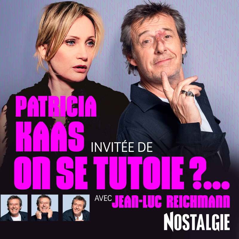 Jean-Luc Reichmann présente Patricia Kaas dans son émission "On se tutoie ?..." sur Nostalgie